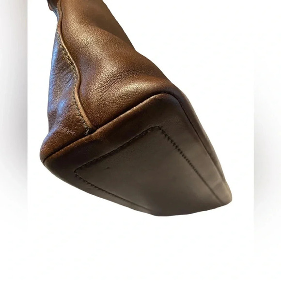 Vintage Coach Monterey Brown Leather Bag - Soft Flap 9829 - Picture 5 of 16